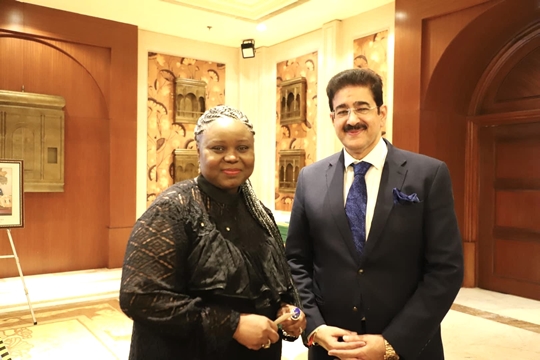 Gabon Honoured Sandeep Marwah on Independence Day