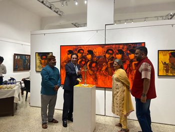 THE MYSTERY CULT An Exhibition Of Paintings By Contemporary Artist Sachin Sagare