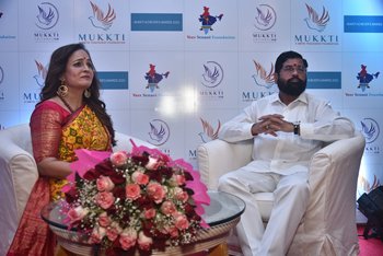 Hon CM Eknath Shinde Presides Over Mukkti Foundation Women’s Day Event  Lauds Smita Thackeray For Her Tireless Social Contribution