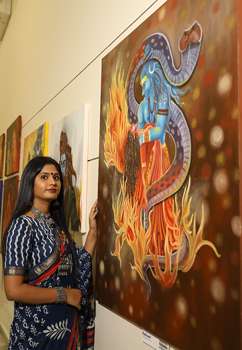 Bulbul Rai Presents Solo Show Of Paintings SHREEKANTHAYA At Jehangir Art Gallery